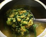 A picture of step 3 of Water Spinach Khichdi.