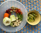 รูปขั้นตอนการทำที่ 1 ของ ส้มตำใส่มะเขือขื่นแครอท🥕🥗