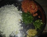 A picture of step 1 of Paneer carrot cutlet.