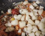 A picture of step 4 of Kathiyawadi khichdi.