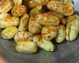 A picture of step 3 of Masala arbi.