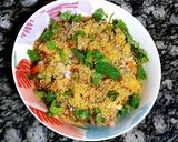 A picture of step 3 of Garlic chana chaat😋.