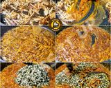 A picture of step 1 of Uttar Pradesh Urad Daal Aur Naye Chawal ki Khichdi Aloo Bharte Aur Hari Chutney (dinner or lunch).
