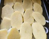 Foto del paso 5 de la receta: Pollo al horno con papas y muzzarella