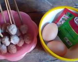 Foto langkah ke 1 dari resep Bakso telur gulung.