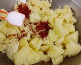 A picture of step 2 of Falahari Potato Sabji.