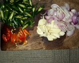 Foto langkah ke 2 dari resep 8Sayur Terong Hijau Tauco Medan.