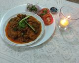 A picture of step 3 of Chicken tikka karhai masala/ taste fully dish.