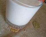 A picture of step 7 of Reusing left over cake....Cake milkshake.