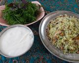 عکس مرحله 1 از دستور پلو لوبیا چشم بلبلی با شوید و مرغ