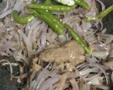 A picture of step 2 of Prawn masala.