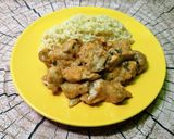 Fokhagymás gomba bulgurral recept fázis 5 fotója