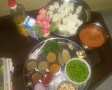 A picture of step 1 of Paneer Mutter.