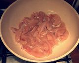 Pas rețetă Pui cu smântână, ciuperci și parmezan 3 fotografie