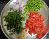 A picture of step 5 of An Indian Bento Box --- Ajwain Paratha 🫓, Paneer Bhurji 🫛🪅 & A Simple Cucumber Salad 🥒🥒.