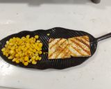 A picture of step 5 of Open Grilled Paneer and Cheesy Corn Maggi Sandwich.
