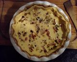 Une image de l'étape 3 de Quiche express Poireau-Lard.