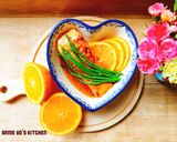 Hình bước làm 5 của món Cá hồi sốt cam