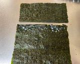 A picture of step 3 of Japanese Flag 🇯🇵 Roll Sushi.