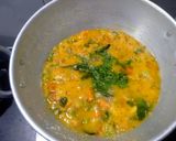 A picture of step 4 of Vegetable Upma.