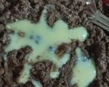 A picture of step 5 of Custard chocolate ball pudding.