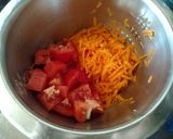 Foto del paso 1 de la receta: Ensalada con durazno y nuez