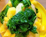 Hình bước làm 1 của món Sinh tố diet ngày 4 🍌🍍