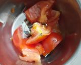 A picture of step 3 of Bread Masala.