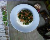 Foto langkah ke 4 dari resep Nasi tim tempe buncis alakadarnya.