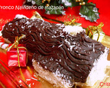 Foto del paso 10 de la receta: Tronco navideño de mazapán