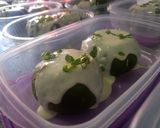 Foto del paso 4 de la receta: Zapallitos rellenos con salsa de roquefort