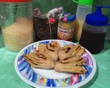 Foto langkah ke 2 dari resep pisang rebus panggang coklat.