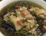 Hình bước làm 4 của món Gà hầm lá ngải, thuốc bắc