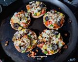 A picture of step 5 of Mini Veg Pizza Bites (Italian Party Appetizer).