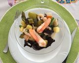 Foto del paso 2 de la receta Cóctel de langostinos con mahonesa de mango