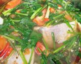 Hình bước làm 3 của món Cá Chim trắng nấu ngót
