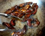 A picture of step 4 of My Sticky Beef Strips marinated in a lovely Sauce.