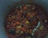 A picture of step 5 of Bisi bele bhaat.