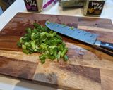 A picture of step 1 of Honey & soy duck salad.
