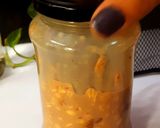 A picture of step 2 of Coffee overnight oats.