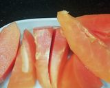 A picture of step 1 of Fruit Chaat.