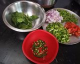 A picture of step 1 of Leftover Rice Uttapam.