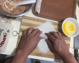 A picture of step 6 of Cheat Day Crispy pork spring rolls.