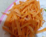 A picture of step 1 of Mango salad..