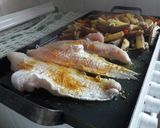 Foto del paso 4 de la receta: Filets de Brotola con verduras a la placa