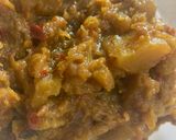 A picture of step 3 of Kaddu ki sabzi.
