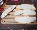 Foto del paso 1 de la receta: Tostas alargadas con paté de marisco y maíz