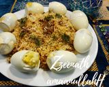 A picture of step 4 of Hyderabadi Kheema Dum Biryani.