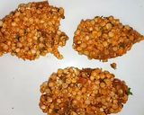 A picture of step 3 of Sabudana (tapioca) oats crunchy chicken.