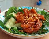 Hình bước làm 3 của món Da gà chiên mắm tỏi